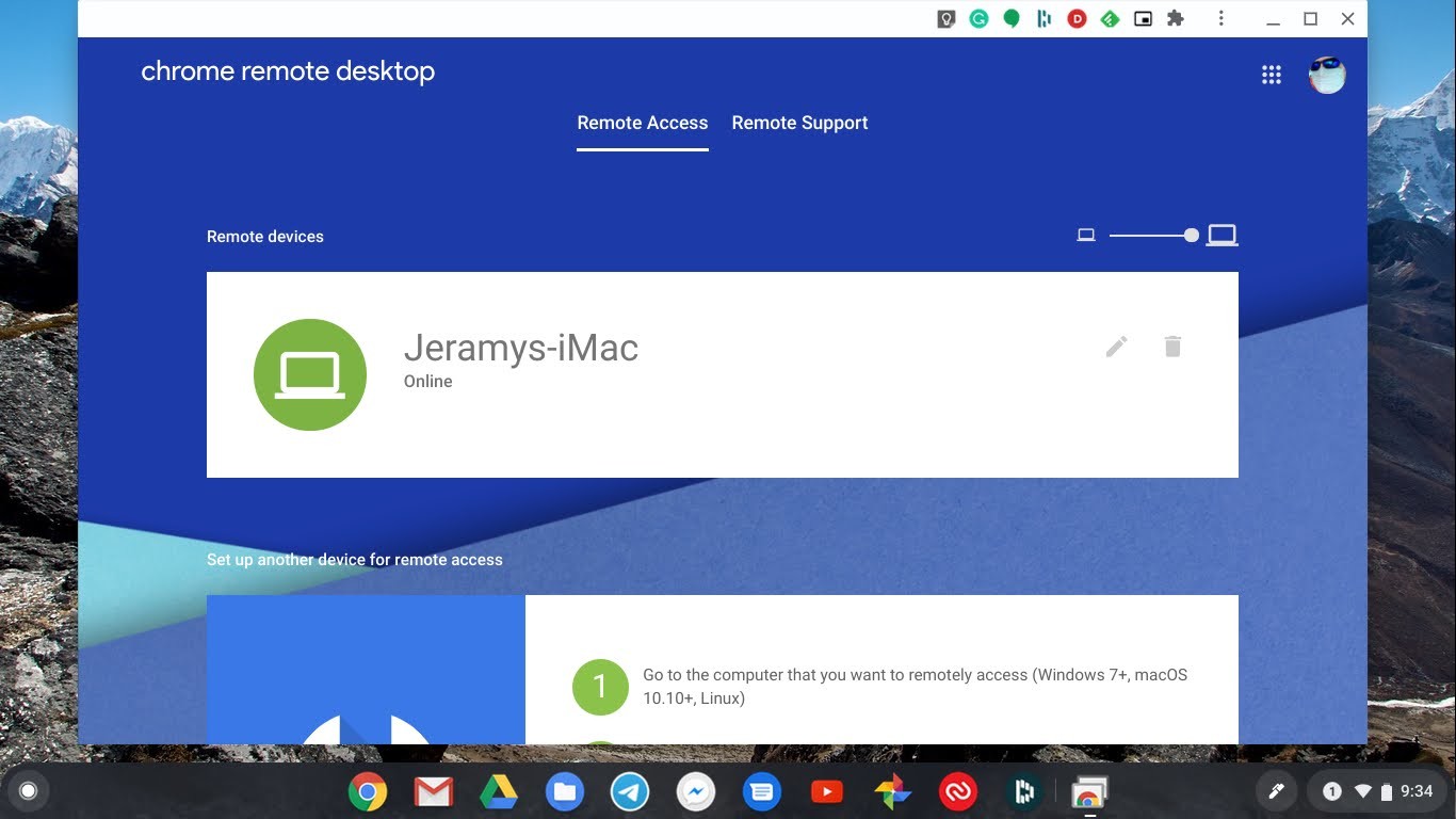 Google Chrome Remote Desktop Download For Mac